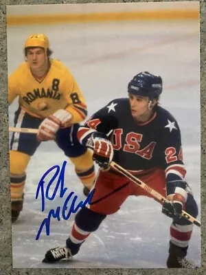 Rob Mcclanahan Autographed Signed Autographed Miracle On Ice 5x7 Photo Romania • $24.99