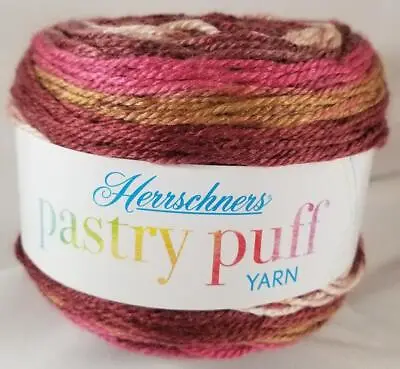 Herrschners Yarn Pastry Puff 70%Acrylic 30%Wool 228y 4.9oz • $8.90