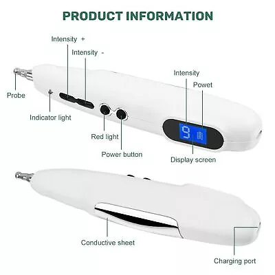 Electronic Acupuncture Pen Red Light Meridian Energy Heal Massage Body Face HM • $33.24