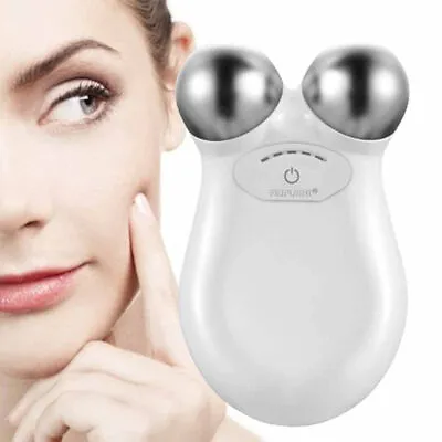 Face Skin Tightening 3 Gears Microcurrent Lifting Device Facial Beauty Machines • £14.12