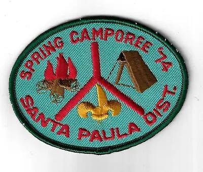 Spring Camporee '74 Santa Paula Dist. DGR Bdr. [MK-5465] • $4.95