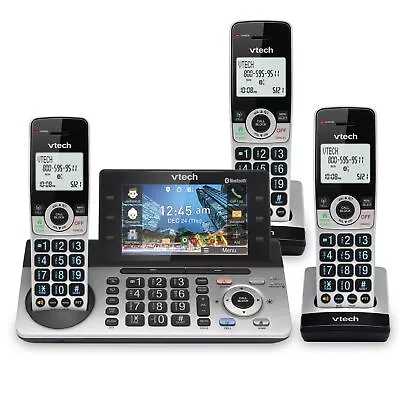 VTech IS8251-3 Business Grade 3-Handset Expandable 3 Handset Silver/Black • $110.12