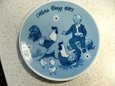 Vintage Porsgrund Mors Dag 1977 Mother's Day Collector's Plate - 8th Issue • $7.50