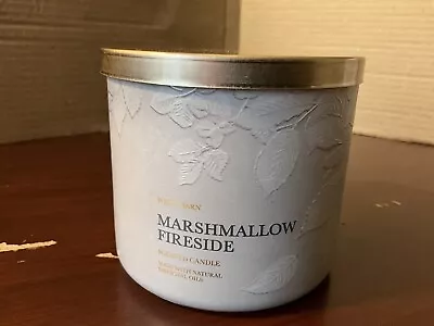 Bath & Body Works White Barn. MARSHMALLOW FIRESIDE 3 Wick CANDLE 14.5 Oz. • $24