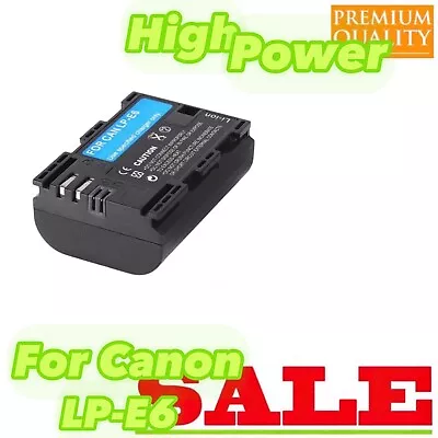 3800mA LP-E6 E6N Battery For Canon EOS R 7D 60D Mark II 6D 70D 80D 5D2 5D3 5DS-R • $38.88