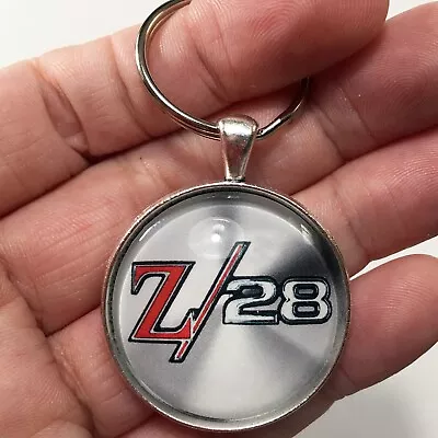 Vintage 70's Chevrolet Camaro Chevy Z28 Logo Emblem Badge Reproduction Keychain • $12.95