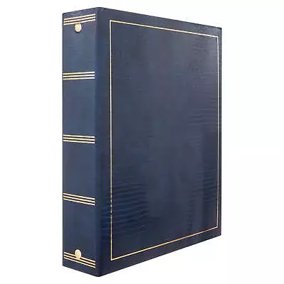 New Pioneer Photo Albums 100 Magnetic Page 3-Ring Photo Album LM-100 Navy Blue • $13.80