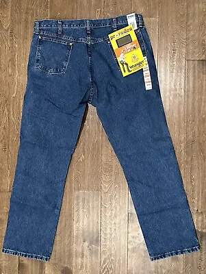 Wrangler Men Original Pro Rodeo Competition Cowboy Cut Blue Denim Jeans 40x32 • $34.99
