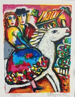 Zamy Steynovitz Rider Of Victory Hand Signed Limited Serigraph On Paper Art • $39.99