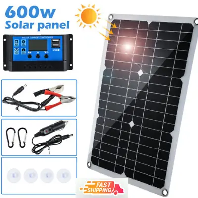 £28.55 • Buy  600W Solar Panel Kit With 100A Controller - Charge Your Car Or Van Battery