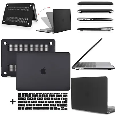 Matte Shell Case Cover + UK/EU Keyboard For Apple MacBook Air Pro 11 13 14 15 16 • £9.92