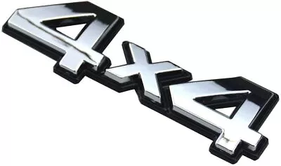 $12.99 • Buy 1Pc 4x4 Emblem Badge Nameplate 3D Car Sticker Decal (Chrome)