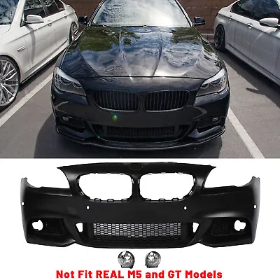 For BMW F10 MTECH MSPORT FRONT BUMPER KIT W/ FOG  11-17 F10 LCI SEDAN W/ PDC • $499.56