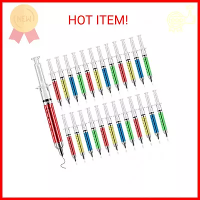 Multi-Color Syringe Pen Writes In Black InkNurse Pens Imaginary Doctor Play O • $15.16