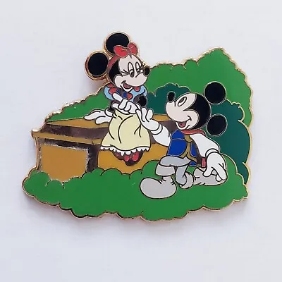 Disney Couples Mickey And Minnie Mouse Dressed As Snow White And Prince Pin • $50