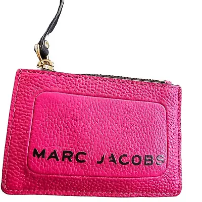 Marc Jacobs Key Case Pass Case Pink Print Peeling Credit Card Holder • $39.99