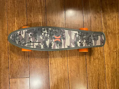 Hurley 22  Mini Cruiser Skateboard Camo Palm Tree Design Banana Board • $35