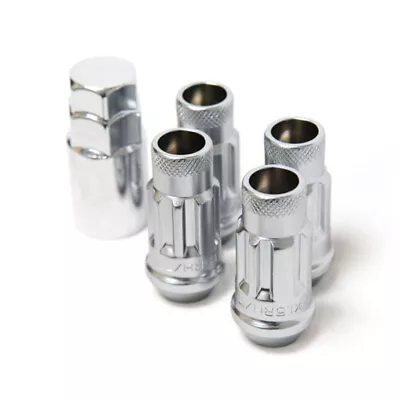 Wheel Mate Open End Locking Lug Nut Muteki SR48 Series M12x1.50 Thread | Silver • $69.64