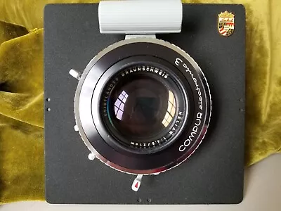 Voigtlander Heliar 210mm 21cm F4.5 Compur Electronic 3 Kardan/Technika Lensboard • $595