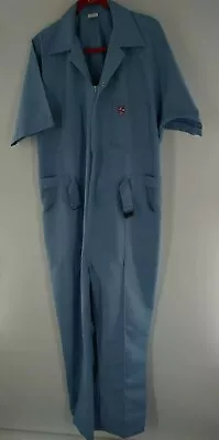 Vintage Tom Cat Nine Lives Coveralls (see Measurements) Blue Mechanic 046 • $20