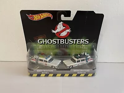 Hotwheels Ghostbusters Classic Ecto-1 & Ecto-1A 1:64 Diecast Twin Pack *BNIB* • £49.99