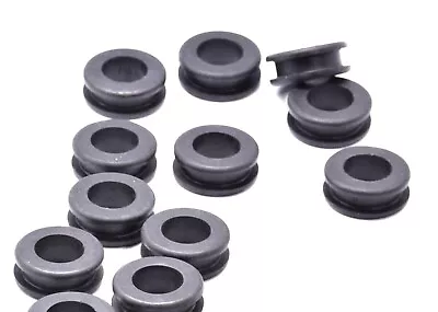 3/4  X 9/16  ID X 3/16 Outer Groove Rubber Grommets For Wire Cable Panel Bushing • $15.25