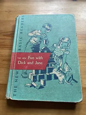 VTG 1951 The New Fun With Dick And Jane Basic Readers Childrens Hardcover Book • $19.99