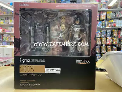 Figma Max Factory Attack On Titan: Mikasa Ackerman Action Figure Number #203 • $56.99