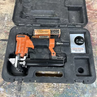 Power Nail Model 20FS 20 Gauge Flooring Nailer L Cleat Nail Gun Tested & Working • $69.99