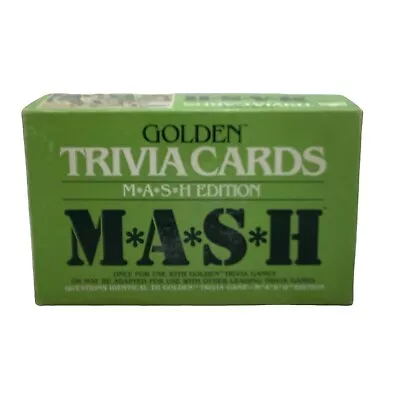 Vtg Rare 1984 Golden Trivia Cards MASH M*A*S*H 1984 TV Show Edition #4156 • $29.99