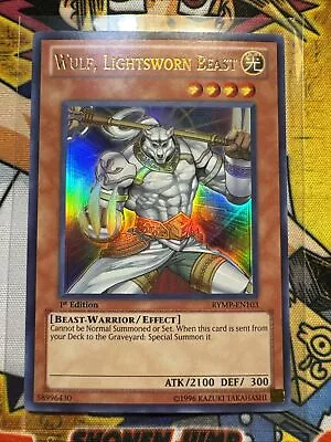 Wulf Lightsworn Beast - Ultra Rare - RYMP-EN103 - 1st Edition NM • $4.50