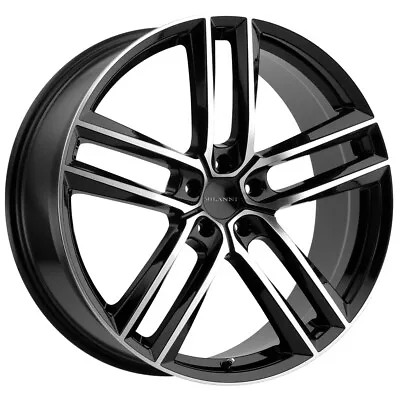 Vision 475 Clutch 18x8.5 5x108 +38mm Black/Machined Wheel Rim 18  Inch • $190.99