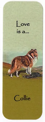 £2.50 • Buy Collie Rough Collie Dog Beautiful Dog Bookmark Same Image Both Sides Great Gift