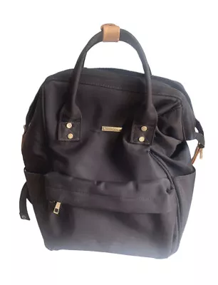 Baba Bing Changing Bag Backpack Changing Bag - Black John Lewis No Changing Mat • £18.64