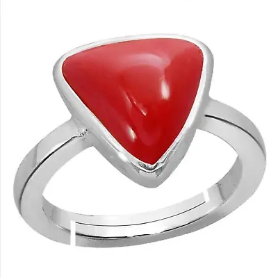 Natural Certified Red Coral Astrogical Ring Handmade RingFor Men And Women • $49.99