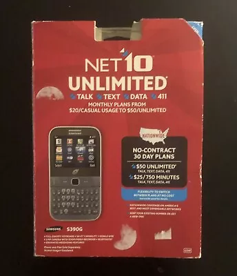 Net10 Wireless Samsung S390G Cell Phone No Contract No Credit Check Qwerty Keybo • $19.99