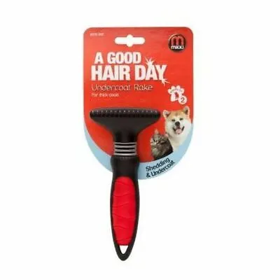 Mikki Pet Undercoat Rake Stainless Steel Dog Cat Grooming Medium/ Thick Coats • £15.08