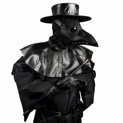 $149.95 • Buy Plague Doctor Mask Costume Full Steampunk Halloween Masquerade Mask Cosplay