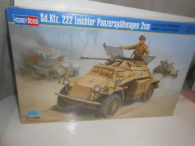 Hobby Boss Model  1/35 Sd.Kfz. 222 Leichter Panzerspähwagen 2cm #82442 • $35.95