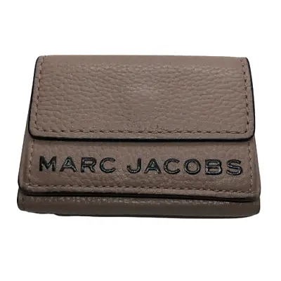 Marc Jacobs Small Tan Leather Trifold Wallet • $49.67