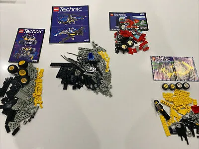 Vintage Lego Technic Sets X 4 With Instructions 8816 8412 8210 & 8225 • $129