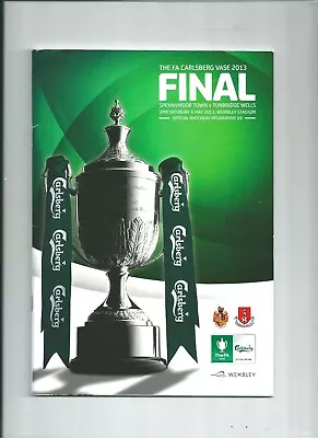 F.A.VASE FINAL 2012-13 SPENNYMOOR V TUN.WELLS • £1.70