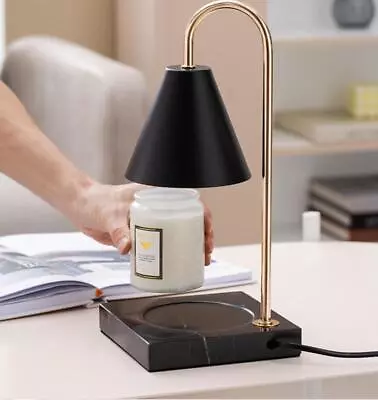 Candle Warmer Wax Melter Solid Marble Base Desk Lamp I Safest Candle Holder Ever • $37.99