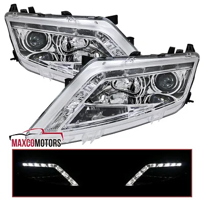 $245.49 • Buy Projector Headlight Fits 2010-2012 Ford Fusion LED Strip Head Lamps Left+Right