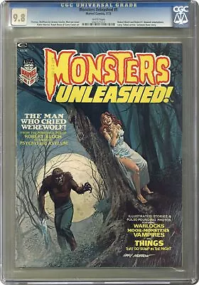 Monsters Unleashed #1 CGC 9.8 1973 0502221013 1st App. Solomon Kane • $1700