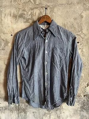 Vintage 1960’s King Arthur Chambray Shirt Size Small • $50