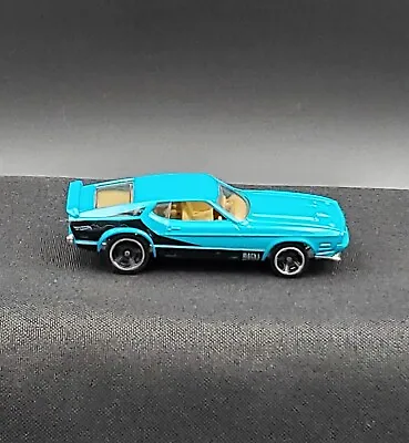 2022 Hot Wheels '71 Mustang Mach 1 - Aqua -Loose • $3.12