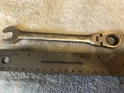 Matco Tools 14mm Flex Head Combination Ratchet Wrench 9GRF14M2 • $32.95