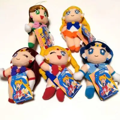 Sailor Moon R Plush Stuffed Toy Doll Lot Set Of 5 Vintage Rare With Tag Fr Japan • $155.43