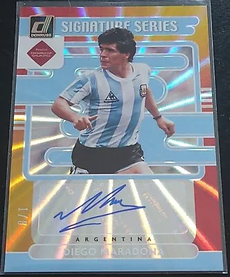 2021-22 Panini Donruss Road To Qatar Signature Series Diego Maradona Auto 1/8 • $2590